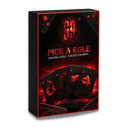 69 Pick A Role – Creative Roleplay Card Game | 25 Card Interactive Couple Game
