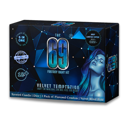69 Fantasy Night Kit – Velvet Temptation | 6-in-1 Premium Intimacy Kit for Couples