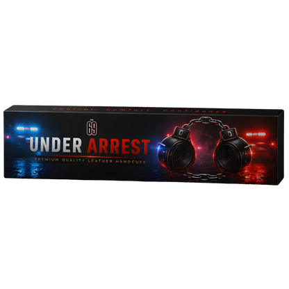The 69 Under Arrest – Premium Leather Handcuff | Adjustable Comfort Control Accessory
