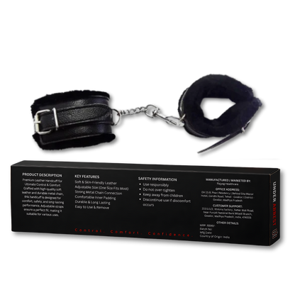 The 69 Under Arrest – Premium Leather Handcuff | Adjustable Comfort Control Accessory