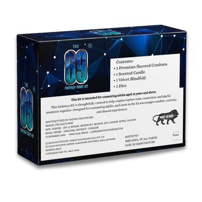 69 Fantasy Night Kit – Velvet Temptation | 6-in-1 Premium Intimacy Kit for Couples