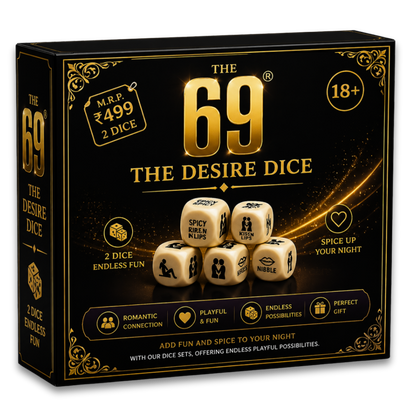 69 Desire Dice – Fun Couple Dice Game | 2 Dice Set for Interactive Game Nights