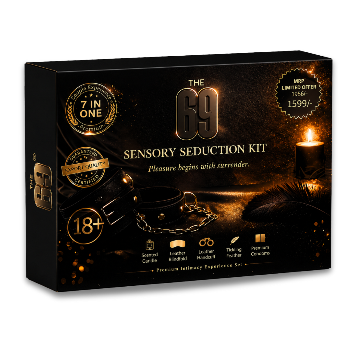 69 Sensory Seduction Kit | 7-in-1 Premium Couple Intimacy Experience Kit
