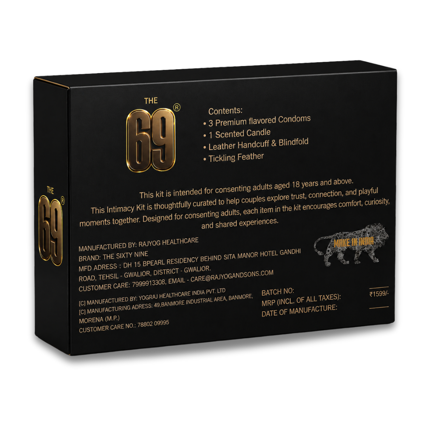 69 Sensory Seduction Kit | 7-in-1 Premium Couple Intimacy Experience Kit