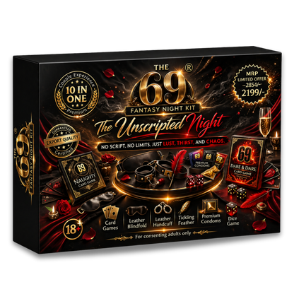 69 The Unscripted Night Kit | 10-in-1 Premium Couple Intimacy & Game Experience Kit